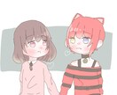 SNS用アイコン描きます かわいい(自称)絵柄で描きます イメージ2