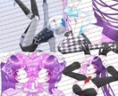 かわいい女の子の立ち絵描きます 可愛らしい女の子の立ち絵を描きます。商業利用可 イメージ2
