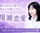誰にも話せないあの人への気持ち受け止めます どうしても諦められないその気持ちに寄り添います。 イメージ1