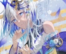 和風な一枚絵、アイコン、サムネ、キャラデザ描きます 綺麗、儚さのある絵に仕上げます イメージ4