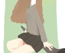女の子のイラストを描きます デザイン性を重視したものを主に描いています！ イメージ5