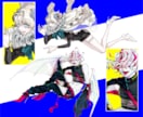 人物イラストを描きます 綺麗めな顔と可愛い顔が得意です イメージ4