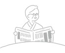 ほんわかした生活感のある人物を描きます シンプルでかわいらしい子供の絵が得意です！ イメージ4