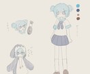 キャラデザからご相談可！水彩風立ち絵制作します TRPGなどに！水彩特有の柔らかな雰囲気が特徴です！ イメージ3