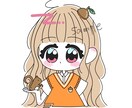 ポップでかわいいバストアップアイコンお描きします 簡単な小物無料！目を引くデフォルメアイコン イメージ5