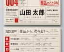 車屋・職人向けに印象に残る名刺をデザインしますます 工具・伝票・工業ラベル風など、仕事と個性が伝わる両面名刺 イメージ2