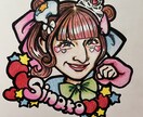 ポップで可愛いにがおえを手描きで描きます 大色紙購入画面です。早い発送！可愛く丁寧な似顔絵ぜひギフトに イメージ9