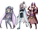 あなたのキャラクターを作成します 希望に沿って、キャラクターの1枚絵、アイコンを作成いたします イメージ2