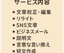 文章を丁寧に作成します SNS・ビジネスメールなど文章のお困りごとを全て解決します イメージ3
