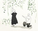 あなたの大切な思い出をイラストにします 会社員画家が描く、優しいタッチのイラスト イメージ1