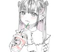 ゆるふわSNSバストアップアイコンを描きます お手軽にキャラクターデザインしたい方におすすめです⭐️ イメージ1