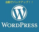 ワードプレスの自動バックアップ設定致します バックアップを取られていますか？復旧も5００円で大丈夫！ イメージ1