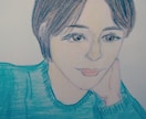 手描きであなたらしいアイコン・似顔絵を描きます 素敵なアイコンやアイコンに使える似顔絵を手描きで作成！ イメージ1