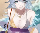 1枚絵を制作します 厚塗りタッチなキレイ系イラスト イメージ2