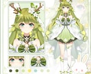 全力でVtuberデビューを徹底サポートいたします キャラデザ、Live2D、パーツ分け、修正無制限、著作権譲渡 イメージ3