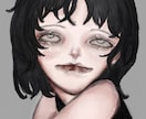 SNS･配信用キャラクターイラスト制作します 儚く、中性的なイラストをアイコンや1枚絵にしてお届けします イメージ6