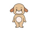 アイコン・シール・壁紙など！イラスト制作します 犬好き、動物好き、ゆるイラスト好きの方はぜひ！ イメージ1