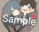 可愛クールなアイコンを描かせていただきます 彩度低めの可愛くクールなアイコンです。是非に！ イメージ3
