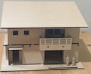 3営業日で間取り確認用の建築模型を作ります 【家族で囲んで話せて、設計者にも要望を伝えやすい】 イメージ2