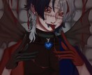 かっこいいイラスト描きます 歌ってみたイラスト、SNS用イラスト、キャス用イラストなど イメージ2