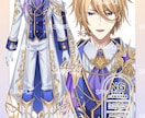 イケメン男性Vtuberデビューセット制作します かっこいい/かわいいキャラでロゴ・SDキャラ込みの一括制作！ イメージ6