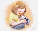 ほわっとかわいい癒し系イラストお描きします 美大卒イラストレーターがあなたのSNSにほっこり癒しをお届け イメージ9