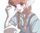 二次元キャラのイラスト描きます 半身・全身・創作・アイコンなど イメージ6