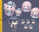 初めての方でもおすすめ！ミニキャラ・SD描きます この安さで高クオリティー⁉Vtuberや配信者はおすすめ！ イメージ6