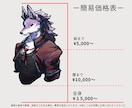 獣人only  かっこいいイラスト描きます 動物何でもOK◎アイコン、サムネ、一枚絵お任せ下さい。 イメージ2