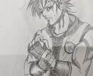 人物画描きます かっこいい系、いかつい系が得意です! イメージ9