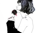 シンプルお洒落なイラスト描きます SNSなどのアイコンにいかがですか◎ イメージ1
