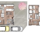 住宅の間取り図を作成します Airbnbなど宿泊や賃貸,分譲,リノベなど広告にも使えます イメージ2