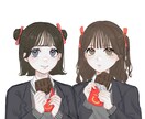 アイコンなどに使えるバストアップのイラスト描きます アイコンや、サムネイルなどにも使えます！ イメージ4