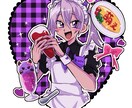 あなただけの可愛いアイコン描きます SNSに使えるポップで可愛いアイコンです！ イメージ3