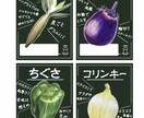 目にとまるPOP作成します 手書きや加工をした商品に文字をつけてお届けします。 イメージ1