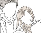 思い出の写真のイラスト書きます シンプルイラスト思い出や記念にどうぞ。 イメージ3