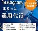 アカウント開設〜運用まで！インスタ１ヶ月代行します 実績のあるプロに丸投げでOK！ イメージ1