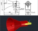 T-fas用３Dデータ作成します 標準部品にはない３Dデータを作成します。 イメージ2
