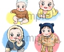 赤ちゃんの似顔絵描きます 【0〜4歳くらいまで】赤ちゃんの似顔絵描きます イメージ2