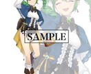 VTuber、TRPG等の立ち絵制作いたします キャラデザ・差分・パーツ分けも対応可能です！ イメージ7