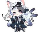配信者デビューに！お得なセット販売します 立ち絵・SD・アイコンリング・ヘッダーの4点のセット イメージ5