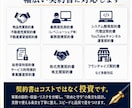 翌日中までに専門行政書士が契約書を作成します ココナラでのご依頼数1700件超の当事務所にお任せください イメージ8