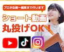 丸投げOK！プロがSNS集客ショート動画制作します Instagram・TikTok・Youtube イメージ1
