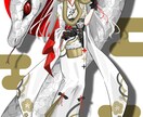 魅力的なキャラの一枚絵をご用意します 可愛いのもかっこいいのもお任せください！ イメージ6
