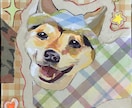ペットを水彩とコラージュで可愛く描きます 淡い水彩とデザインペーパーによって貴方のペットを可愛いらしく イメージ2