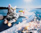 ペットのお写真をオーダーメイドアートに仕上げます あなたの大切なペットを、ファンタジーキャンバスアートに！ イメージ8