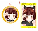 ゆめかわいい似顔絵、アイコン【文字入れ付】描きます 似てるよりカワイイよりです。＊＊ イメージ2