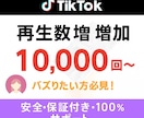 TikTok動画を宣伝+再生数を伸ばします 10,000再生からの受付になります！！！！！ イメージ1