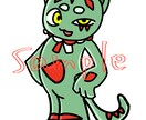 デフォルメイラスト描きます 人物、動物、人外などデフォルメならお任せ下さい！ イメージ3