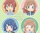 デフォルメアイコンを制作致します 商用可◆SNS・ブログ・webサイト等のアイコンに！ イメージ3